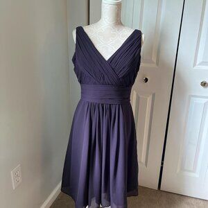 Purple cocktail dress